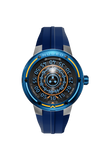 Nubeo Men's 50mm Orbiter Automatic Limited Edition Silicone Strap Watch
