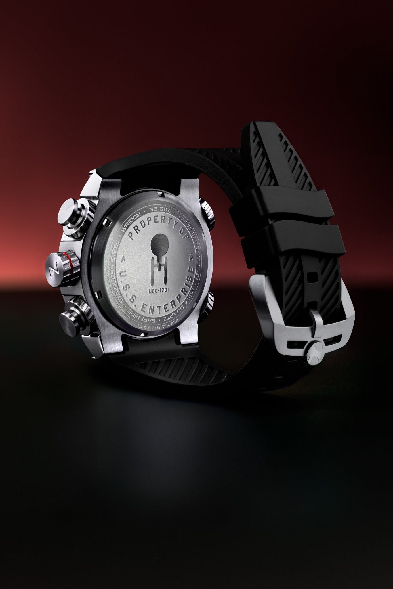 Nubeo Men's 52mm Deimos Star Trek Galileo Limited Edition Strap Watch