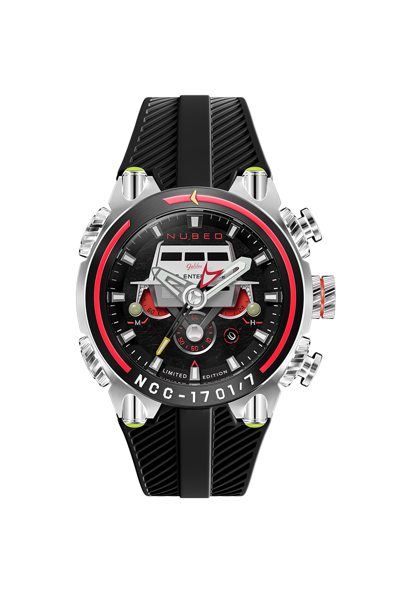 Nubeo Men's 52mm Deimos Star Trek Galileo Limited Edition Strap Watch