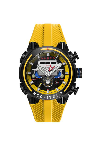 Nubeo Men's 52mm Deimos Star Trek Galileo Limited Edition Strap Watch