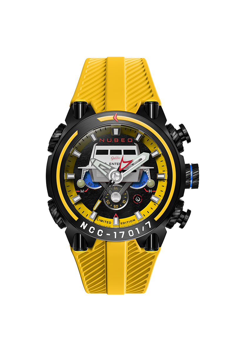 Nubeo Men's 52mm Deimos Star Trek Galileo Limited Edition Strap Watch