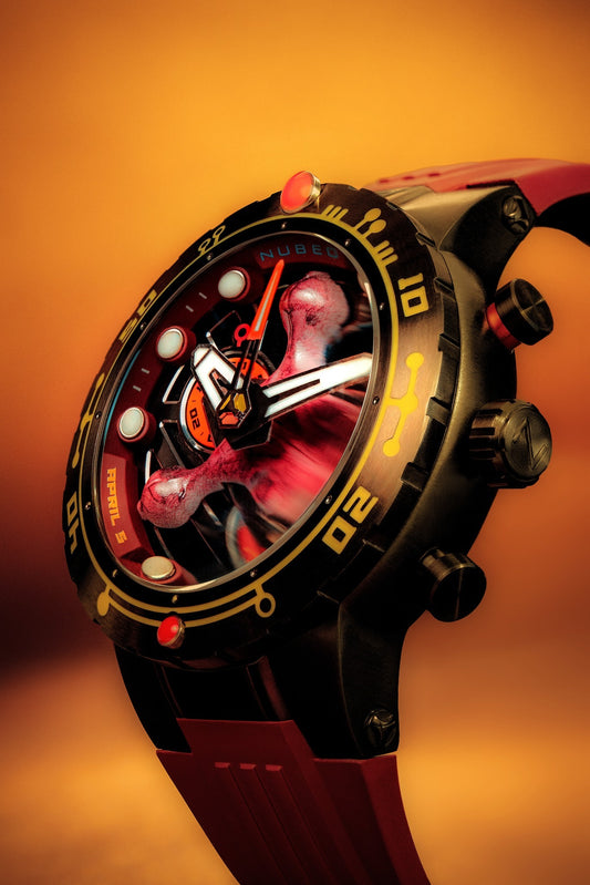 Nubeo Men's 48mm Opportunity Star Trek First Contact Day Limited Edition Strap Watch