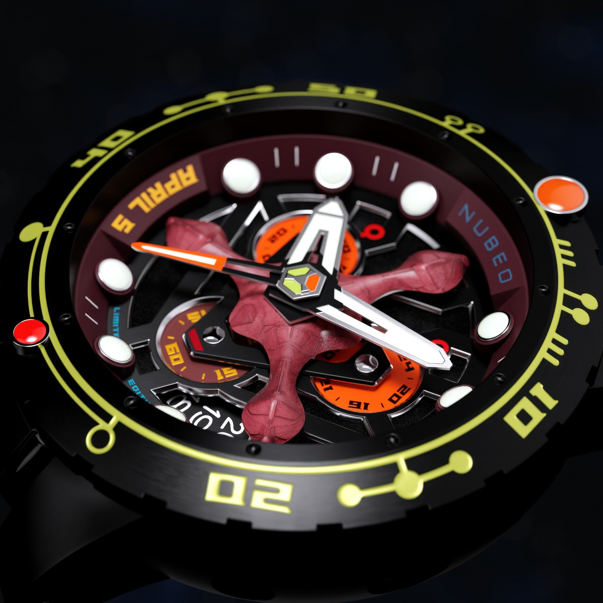 Nubeo Men's 48mm Opportunity Star Trek First Contact Day Limited