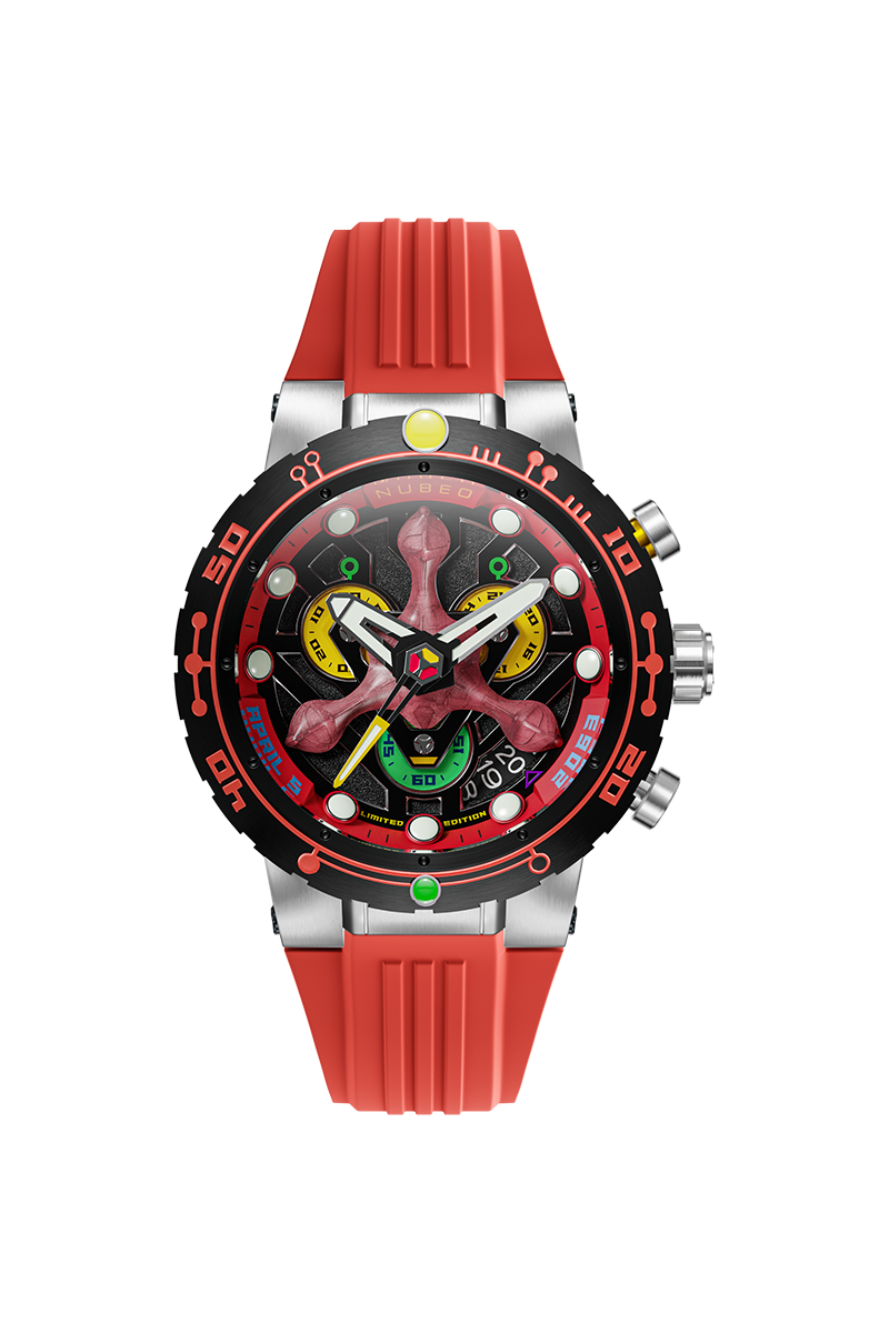 Nubeo Men's 48mm Opportunity Star Trek First Contact Day Limited Edition Strap Watch