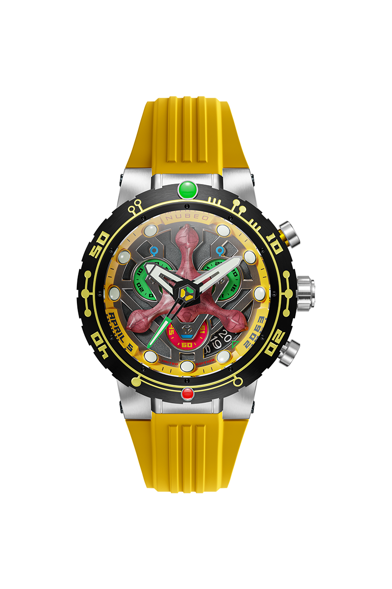 Nubeo Men's 48mm Opportunity Star Trek First Contact Day Limited Edition Strap Watch