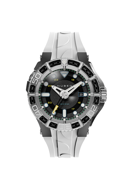Nubeo Men's 50mm Manta Automatic Limited Edition Specialty Strap Watch
