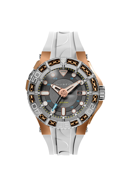 Nubeo Men's 50mm Manta Automatic Limited Edition Specialty Strap Watch