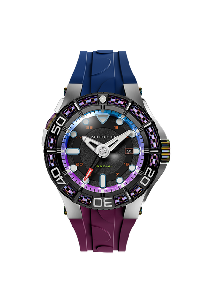 Nubeo Men's 50mm Manta Automatic Limited Edition Specialty Strap Watch