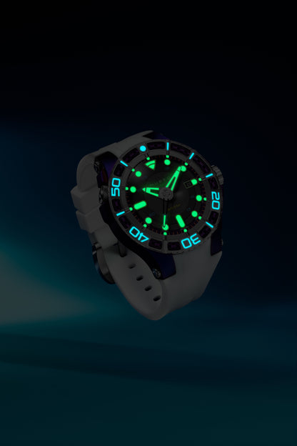 Nubeo Men's 50mm Manta Automatic Limited Edition Specialty Strap Watch