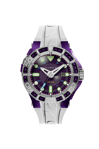 Nubeo Men's 50mm Manta Automatic Limited Edition Specialty Strap Watch