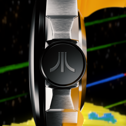 Nubeo Men's 50mm Ventana Automatic Atari Missile Command Silicone Strap Watch