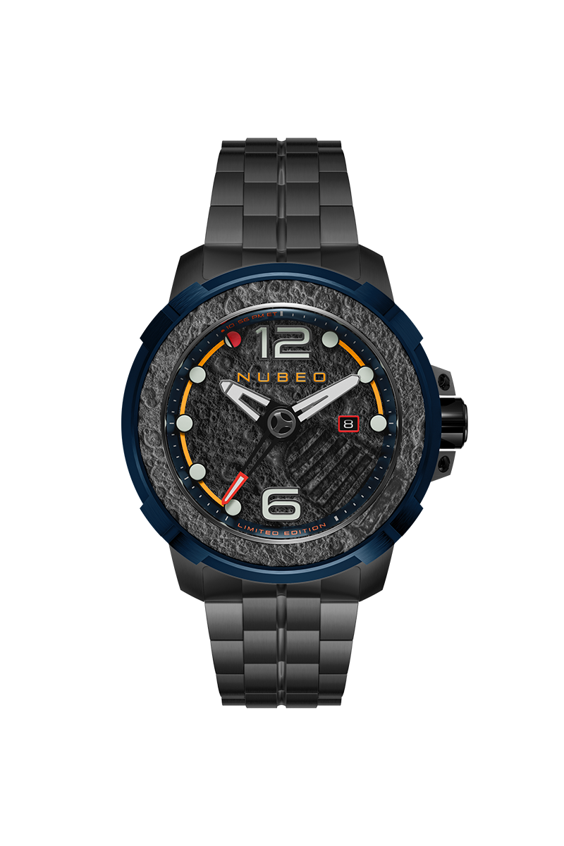 Nubeo Men's 48mm Apollo Automatic One Small Step Lmt Ed Bracelet Watch