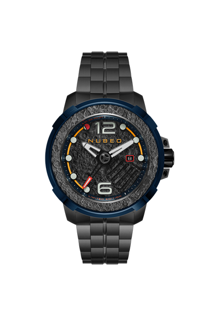 Nubeo Men's 48mm Apollo Automatic One Small Step Lmt Ed Bracelet Watch