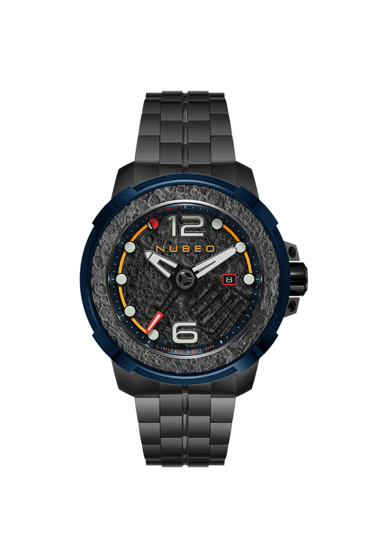 Nubeo Men's 48mm Apollo Automatic One Small Step Lmt Ed Bracelet Watch
