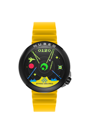 Nubeo Men's 50mm Ventana Automatic Atari Missile Command Silicone Strap Watch