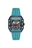 Nubeo Men's 42mm Console Automatic IBEX Limited Edition Rubber Strap Watch