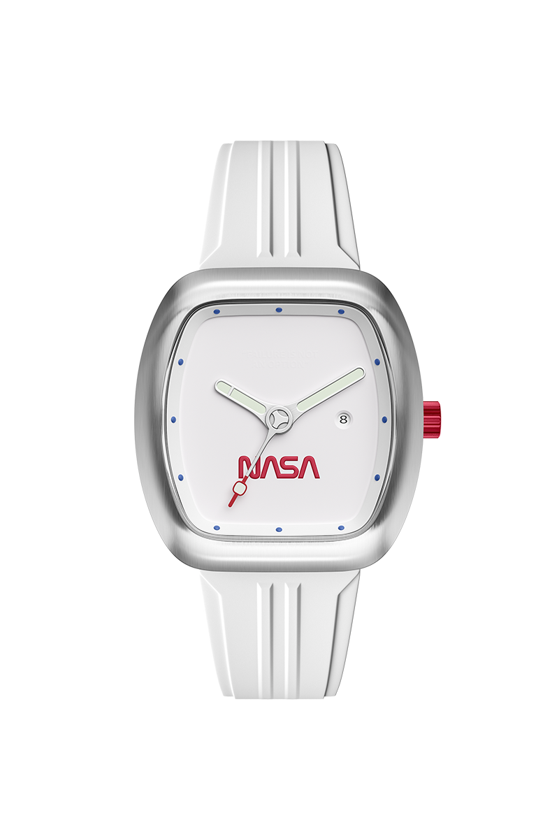 Nubeo Men's 45mm Elysium NASA Automatic Limited Edition Rubber Strap Watch