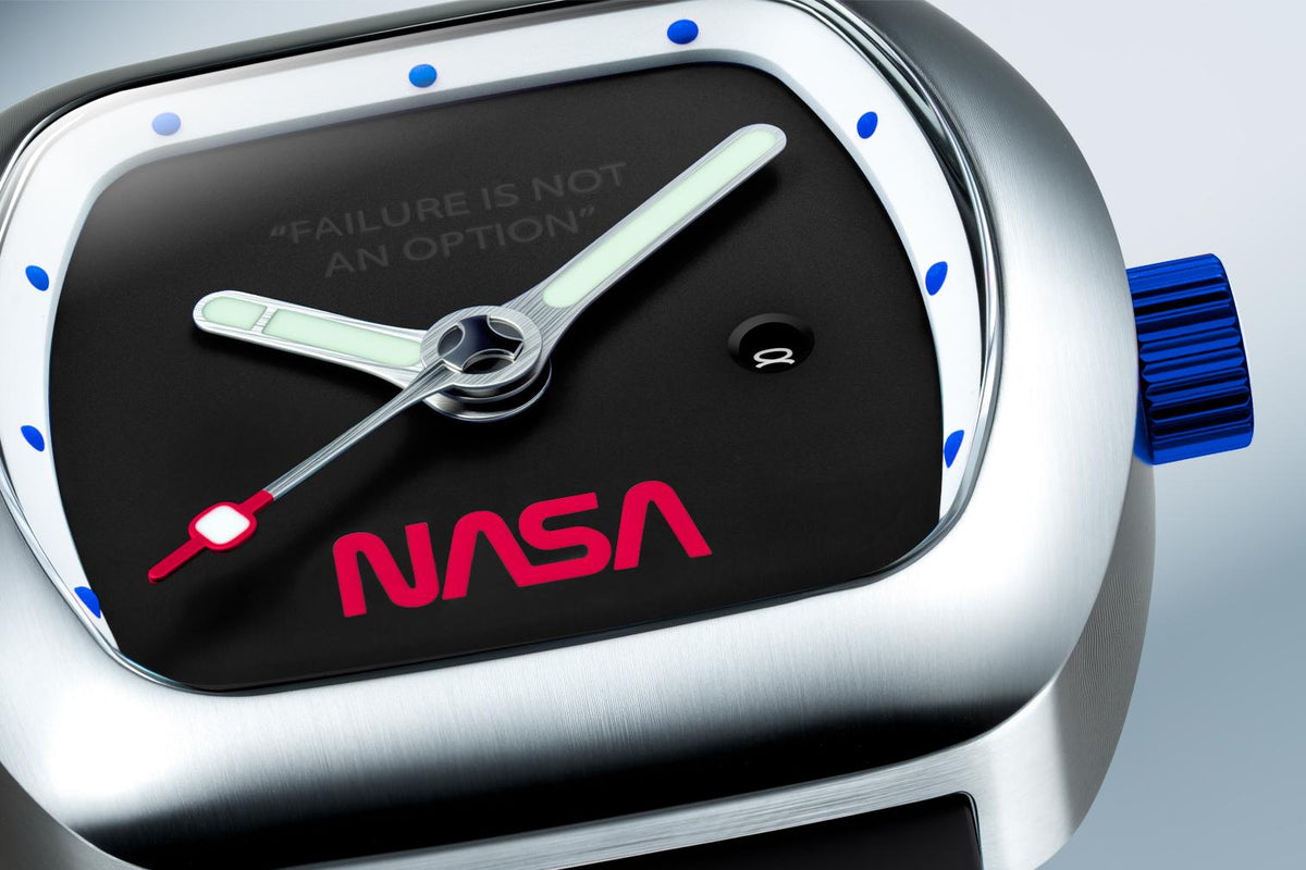 Nubeo Men's 45mm Elysium NASA Automatic Limited Edition Rubber Strap Watch