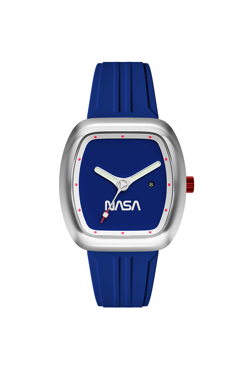 Nubeo Men's 45mm Elysium NASA Automatic Limited Edition Rubber Strap Watch