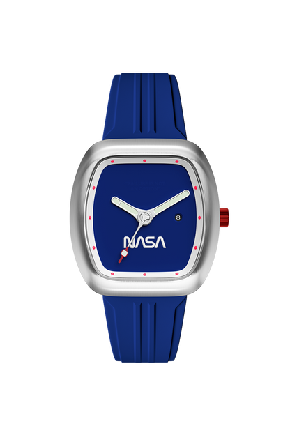 Nubeo Men's 45mm Elysium NASA Automatic Limited Edition Rubber Strap Watch