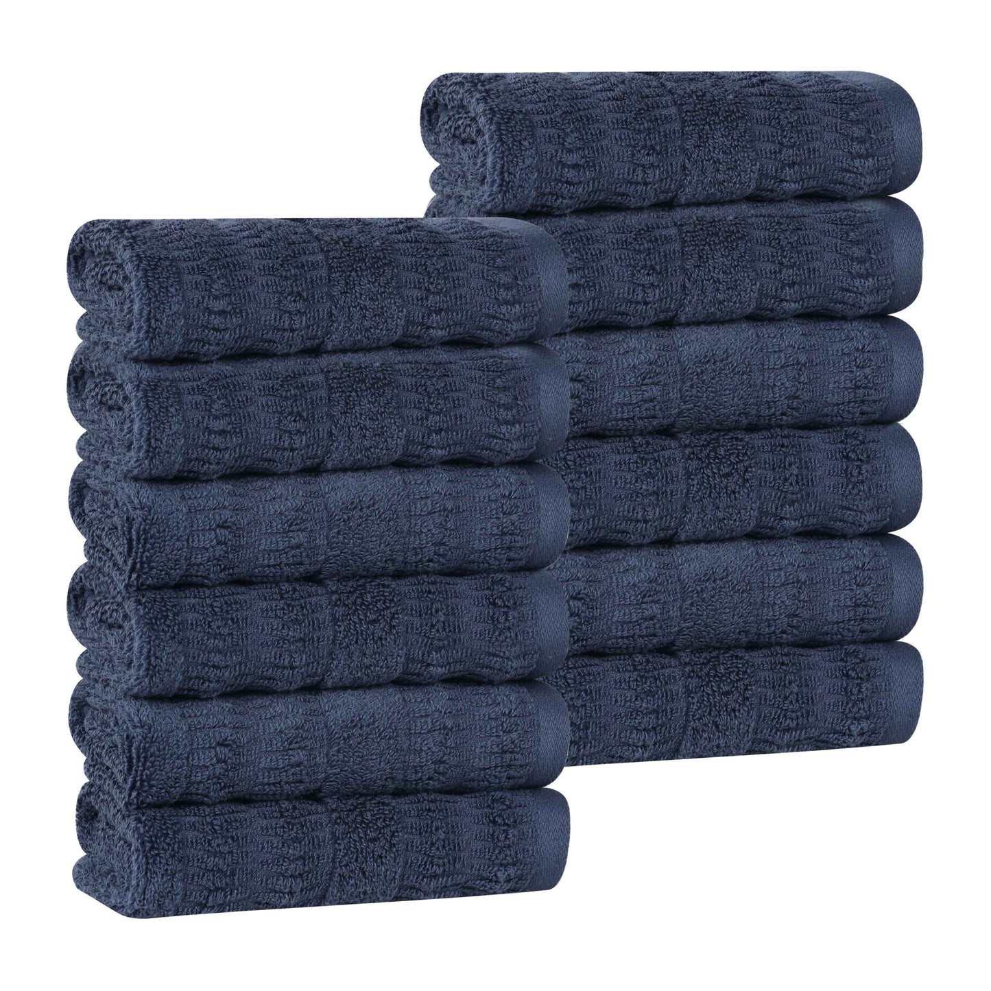 Superior "Mika" Cotton Set of 12 Face Towels