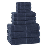 Superior "Mile" Smart Twist Viscose Cotton Blend 9-Piece Towel Set