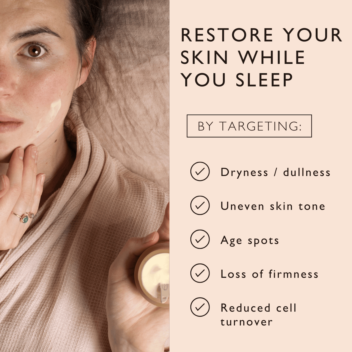 UpCircle Night Cream w/ Hyaluronic Acid & Niacinamide