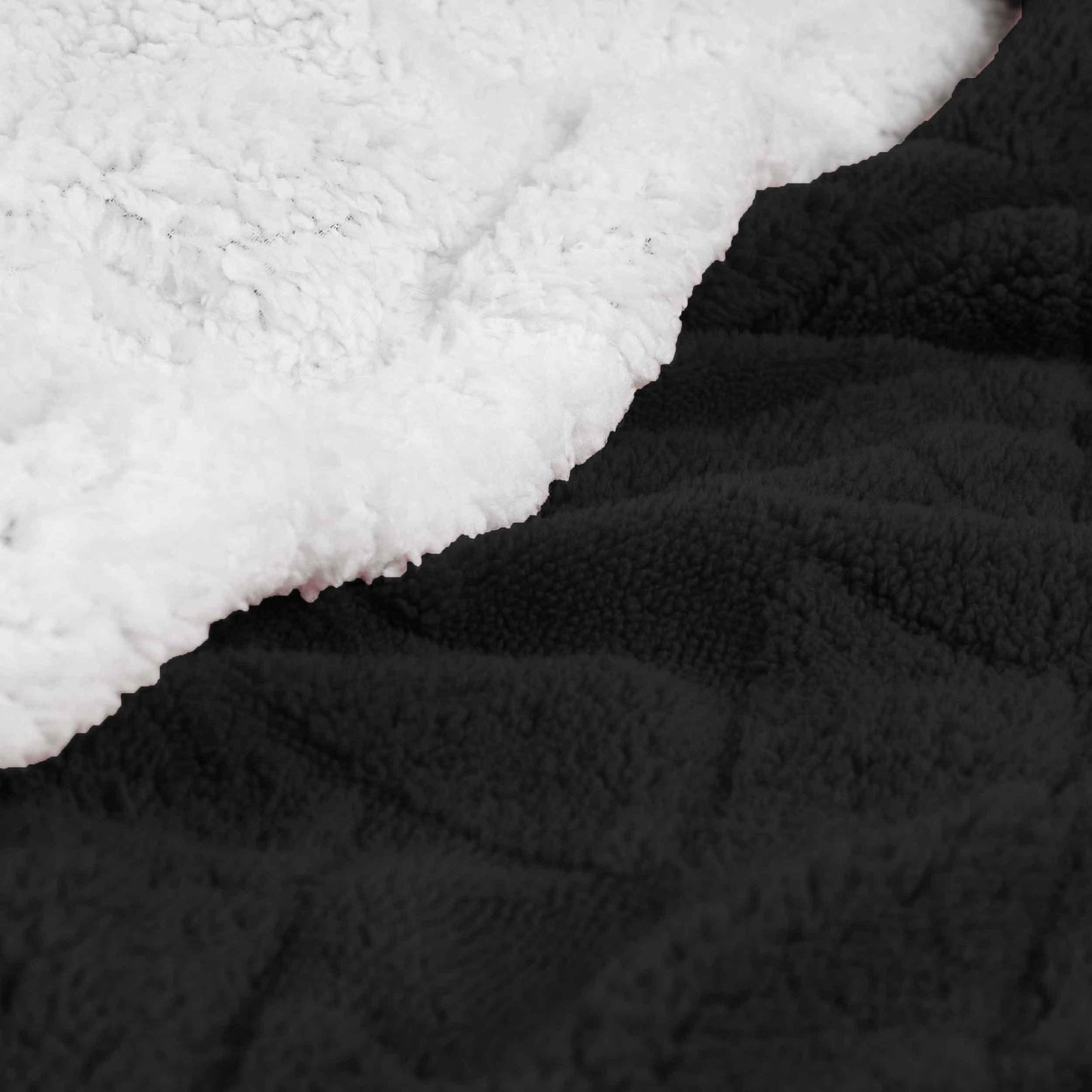 Superior Nuuk Jacquard Lattice Fleece Sherpa Reversible Blanket