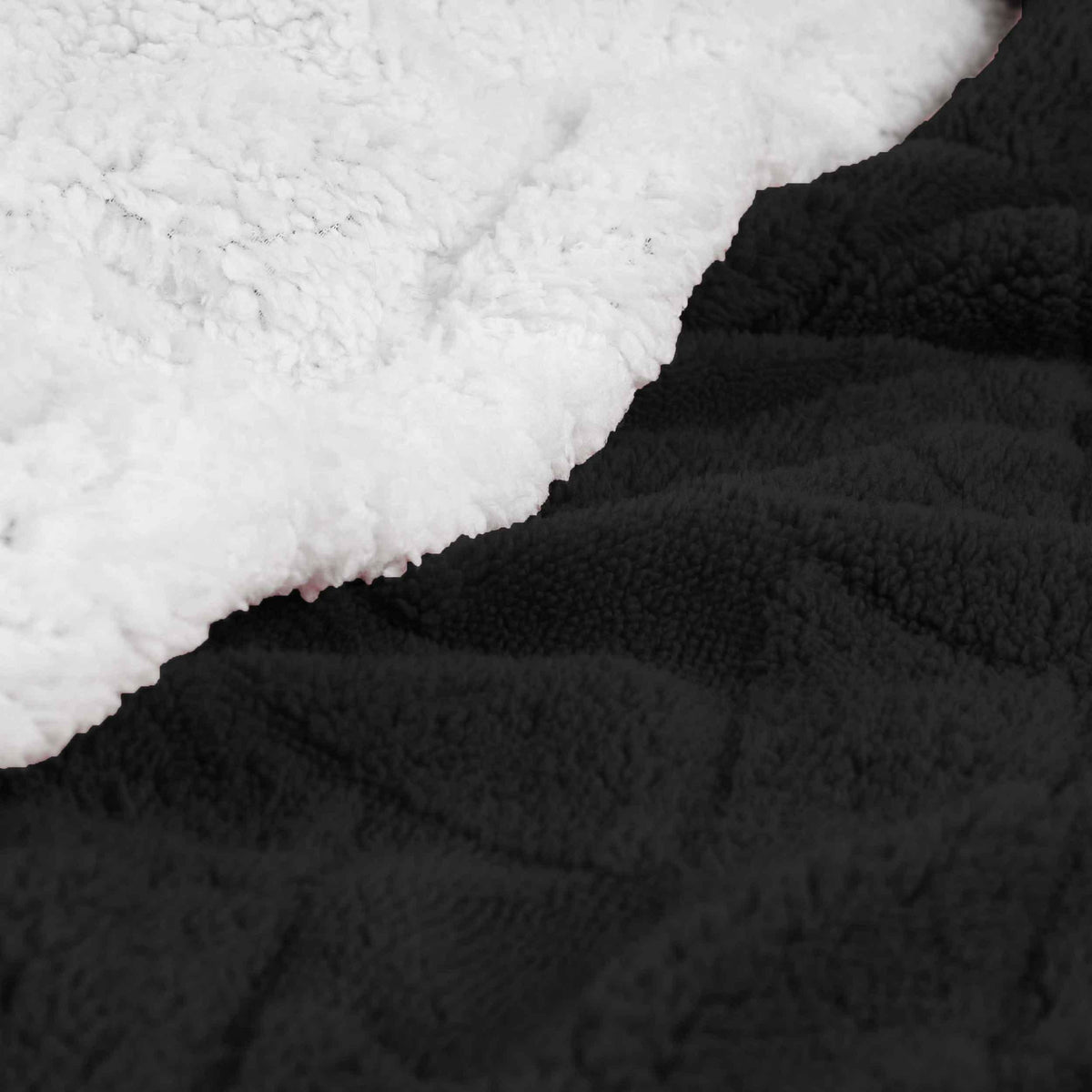 Superior Nuuk Jacquard Lattice Fleece Sherpa Reversible Blanket