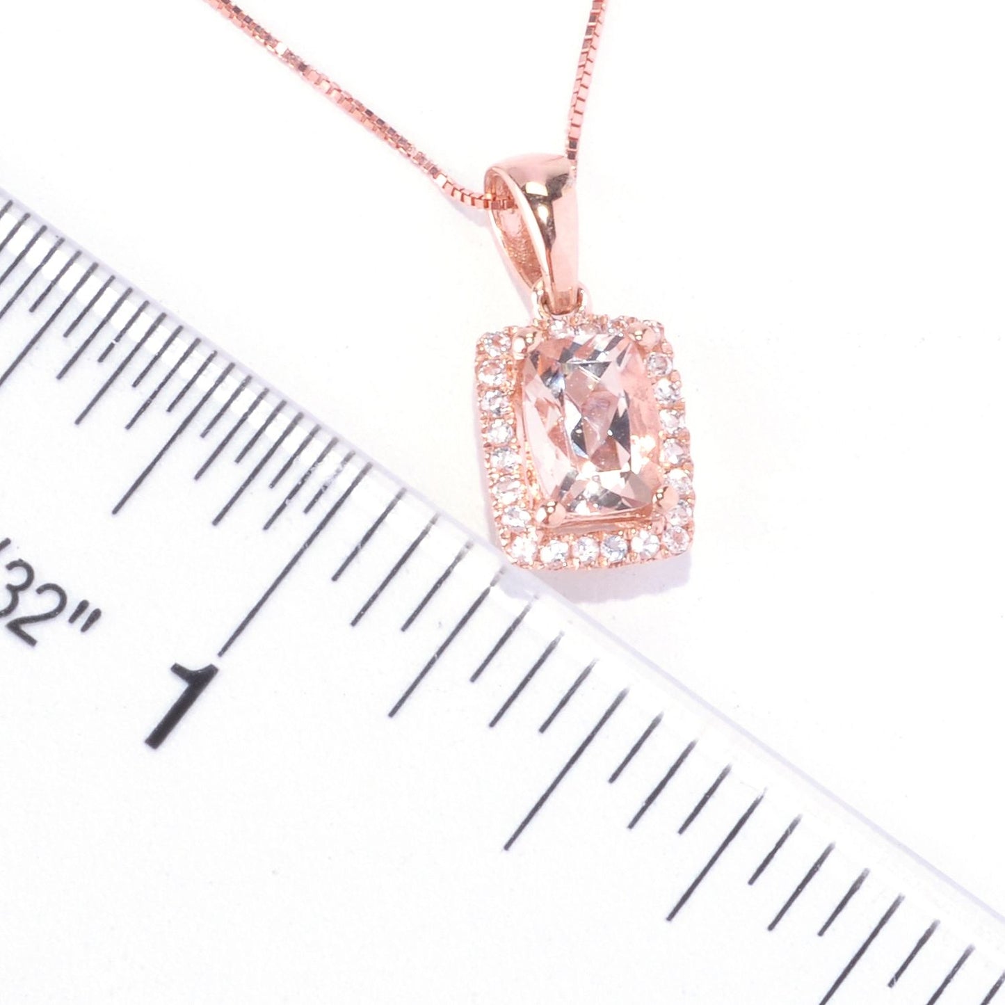 Gilded Lane 10K Gold Choice of Shape Gem & Diamond Pendant with Chain
