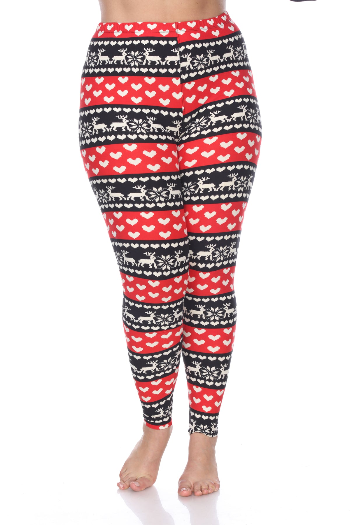 White Mark Women's Printed Leggings