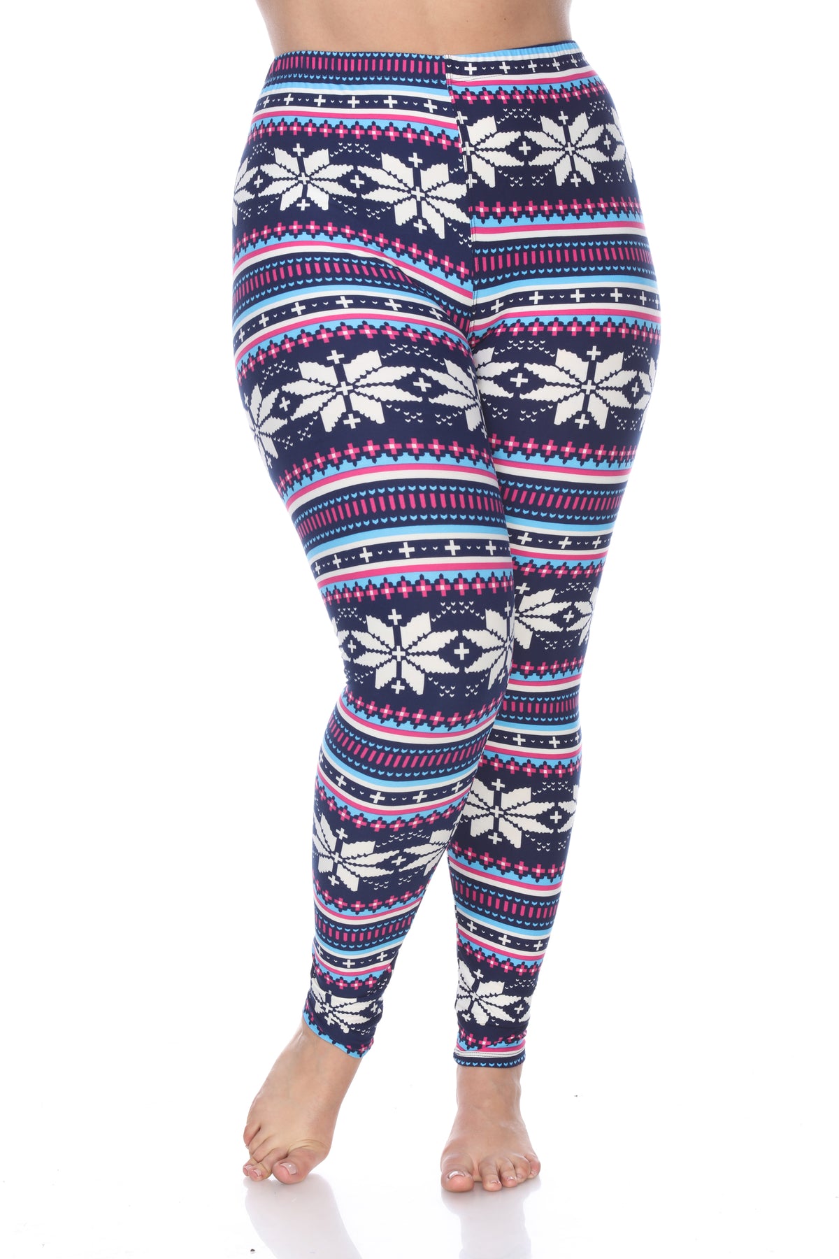 White Mark Women's Printed Leggings