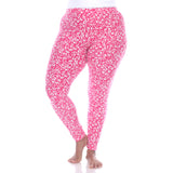 White Mark Women's Cheetah Printed Leggings