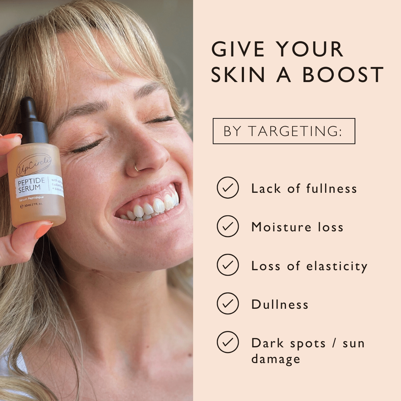 UpCircle Peptide Serum w/ Custard Apple & Blood Orange