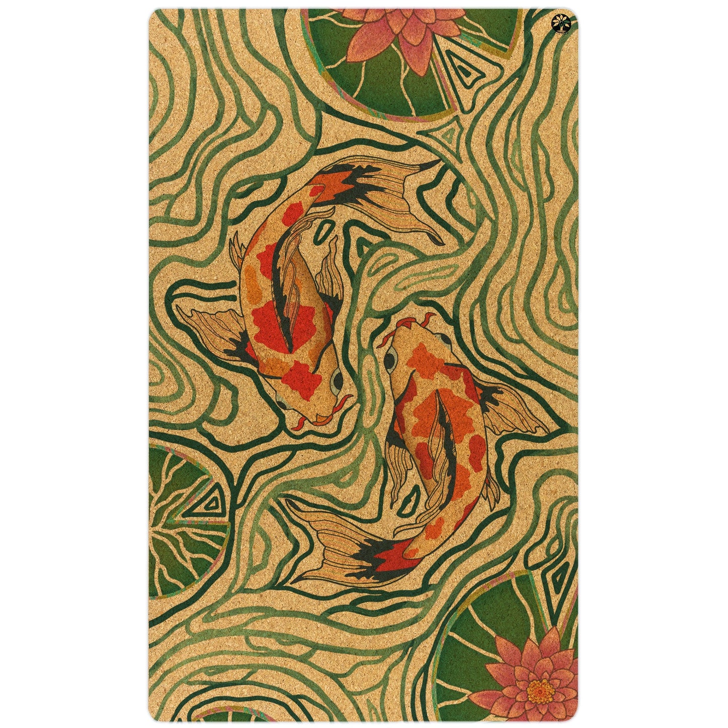 Yoloha Yoga Pond of Harmony Nomad XL Cork Yoga Mat