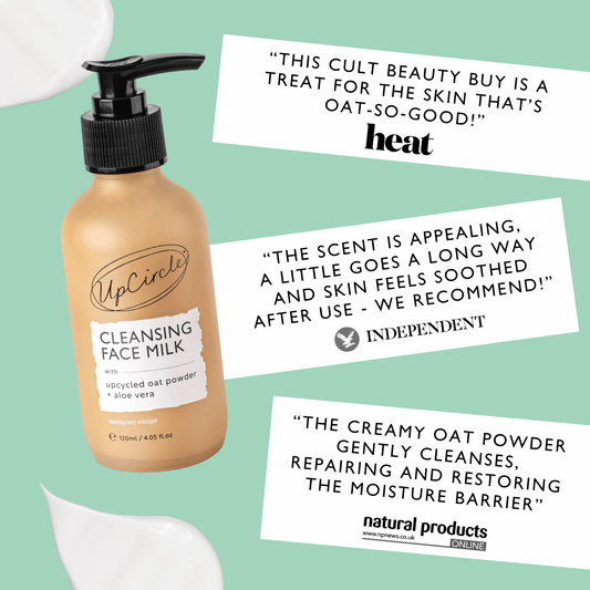 UpCircle Cleansing Face Milk with Oat Powder & Aloe Vera