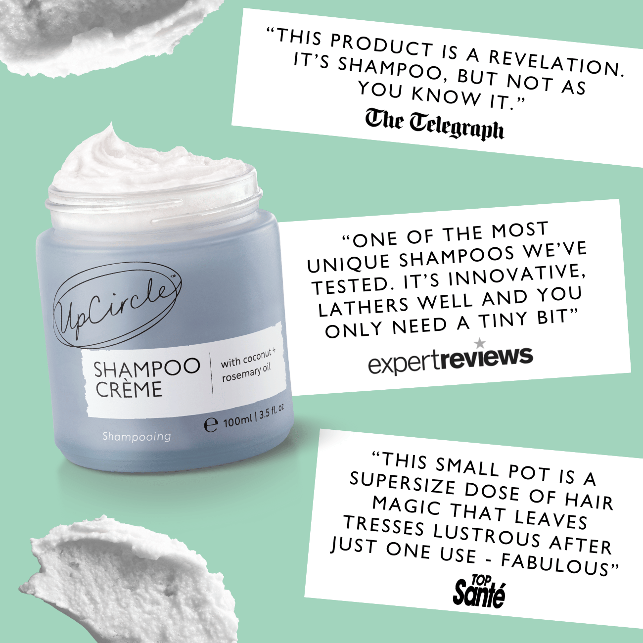 UpCircle Shampoo Crème with Pink Berry Extract