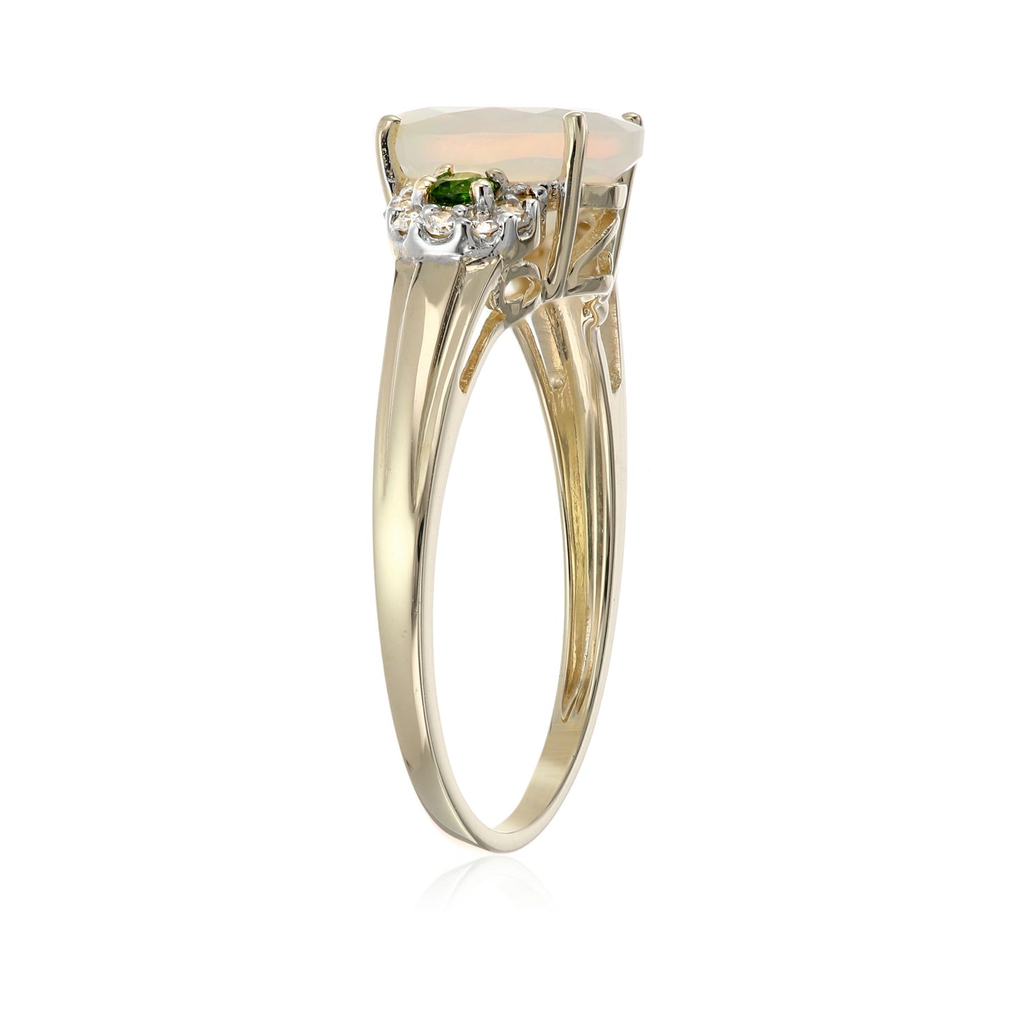 Gilded Lane 10K Gold Ethiopian Opal & Exotic Gemstone Ring