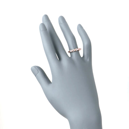 Gilded Lane 10K Gold 5-Stone Gem & Diamond Accent Band Ring