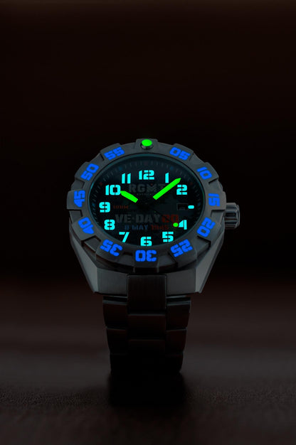 RGMT Men's 46mm Field Master Automatic VE-Day 80th Anniversary Watch