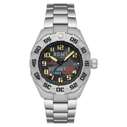 RGMT Men's 46mm Field Master Automatic VE-Day 80th Anniversary Watch