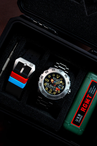 RGMT Men's 45mm Ohio Automatic VE-Day 80th Anniversary Interchangeable Watch