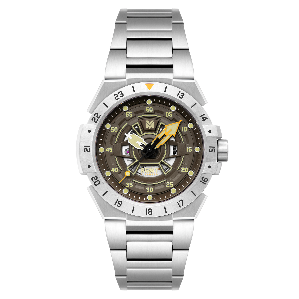RGMT Men's 47mm Himars Automatic Bracelet Watch