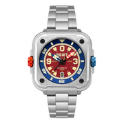 RGMT Men's 50mm Pershing Automatic Square Bracelet Watch