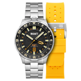 RGMT Men's 46mm Globemaster Automatic GMT Interchangeable Watch
