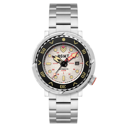 RGMT Men's 48mm Zumwalt Automatic Date Bracelet Watch