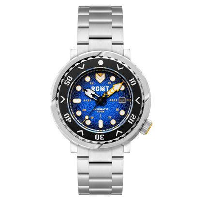 RGMT Men's 48mm Zumwalt Automatic Date Bracelet Watch