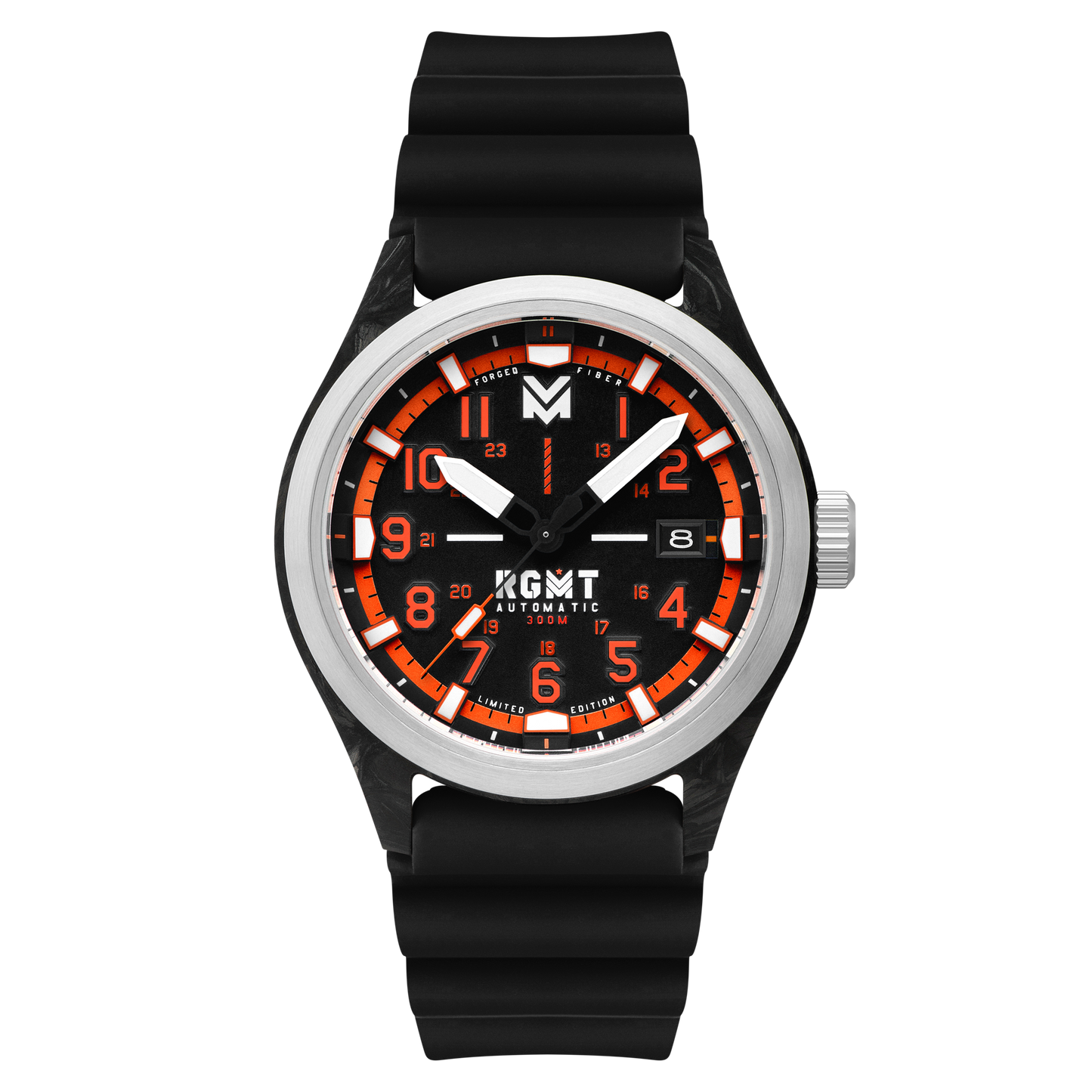 RGMT Men's 43mm Defender Automatic Limited Edition Silicone Strap Watch