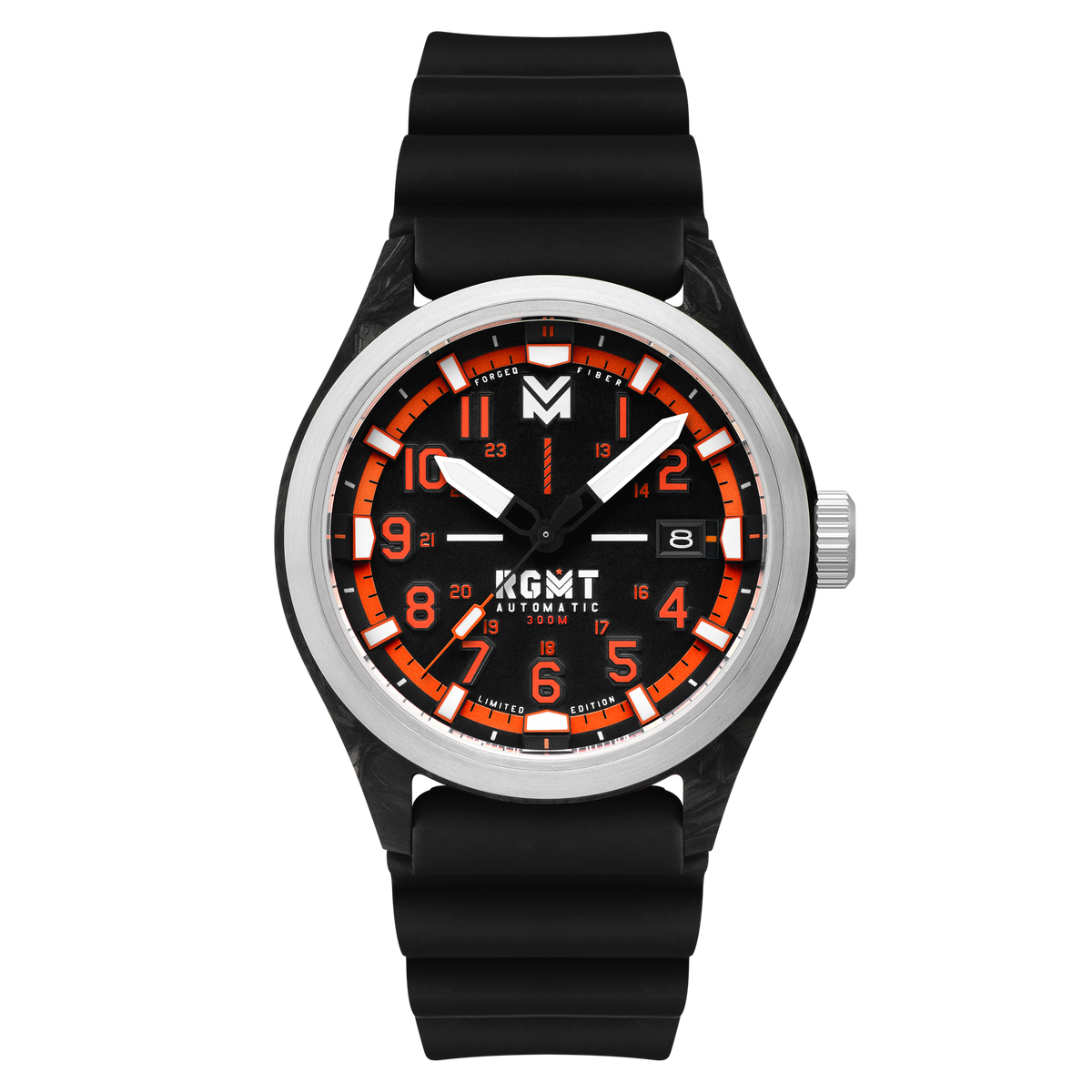 RGMT Men's 43mm Defender Automatic Limited Edition Silicone Strap Watch