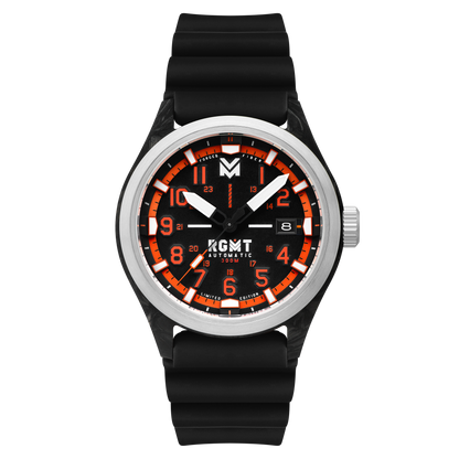 RGMT Men's 43mm Defender Automatic Limited Edition Silicone Strap Watch
